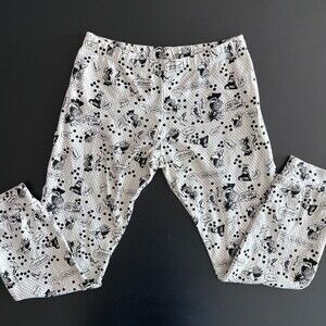P.A.M. Perks and Mini Cream Black Gold Comics Womens Cotton Joggers M Streetwear